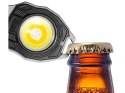 Nowoczesny brelok wielofunkcyjny 8w1 z latarką LED, otwieraczem i magnesem