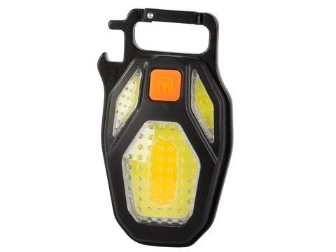 Nowoczesny brelok z latarką LED, otwieraczem i wkrętakami