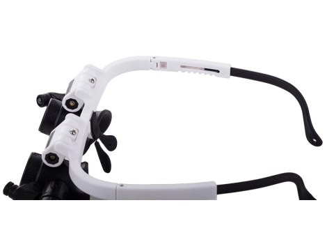 Lupa okulary zegarmistrz jubiler naprawa 8x 23x LED białe