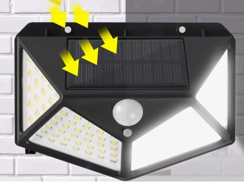Lampa solarna z czujnikiem ruchu - oświetlenie, które działa!