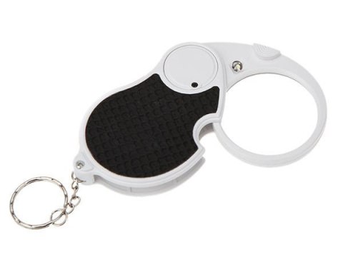 Lupa kieszonkowa z funkcją LED - doskonała pomoc w codziennym życiu.