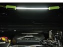 Latarka LED warsztat auto komora silnika magnes guma zaczepy AKU
