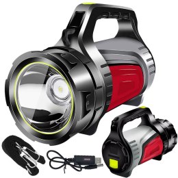 Nowoczesna latarka LED z funkcją powerbanku dla aktywnych