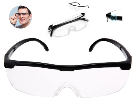 Okulary Lupa prac domowych160% okulary powiększające big vision