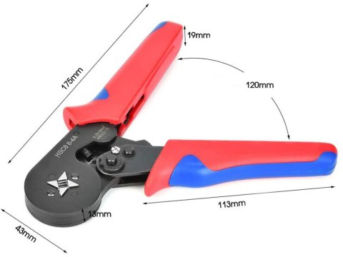 Aparat do Zaciskania Tulejek Kabli 0,25-10mm²