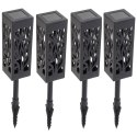 Lampa solarna dekoracyjna stojąca - zestaw 4 sztuki