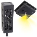 Lampa solarna dekoracyjna stojąca - zestaw 4 sztuki
