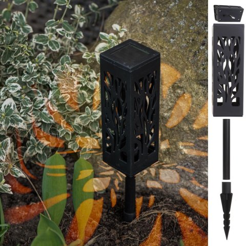 Lampa solarna dekoracyjna stojąca - zestaw 4 sztuki