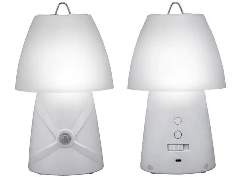 Nocna lampka czujnik ruchu LED dzieci biurkowa zmiana koloru biała