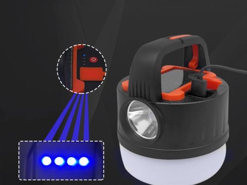 Lampa turystyczna LED z panelem solarnym - komfort i niezawodność na każdej wyprawie