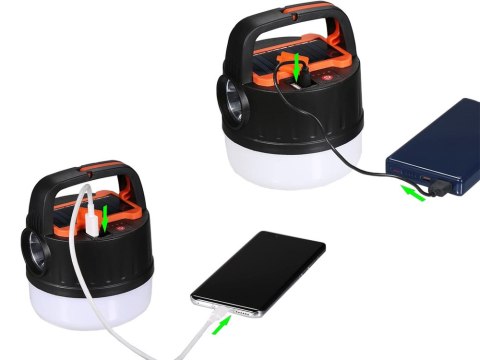 Lampa turystyczna LED z panelem solarnym - komfort i niezawodność na każdej wyprawie