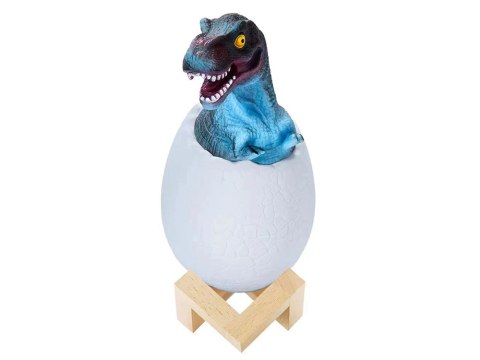 Nowoczesna lampka nocna LED dinozaur w jajku