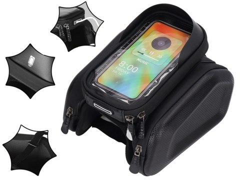 Nowoczesna torba na ramę roweru - idealne etui na telefon!