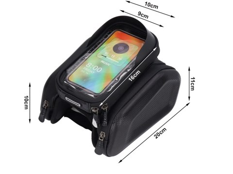 Nowoczesna torba na ramę roweru - idealne etui na telefon!