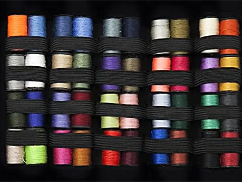 Zestaw szycie etui igły nici kolorowe szydełko krawieckie podróż poręczny