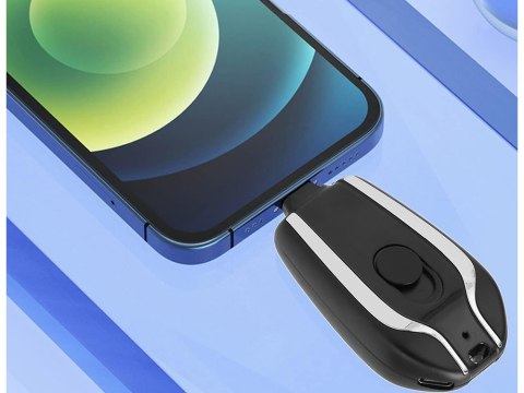 Powerbank ładowarka przenośna brelok do kluczy USB C 1500mah