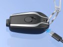 Powerbank ładowarka przenośna brelok do kluczy USB C 1500mah
