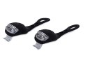 Oświetlenie rowerowe lampki 2 LED przód rower 2szt silikonowe wodoodporne