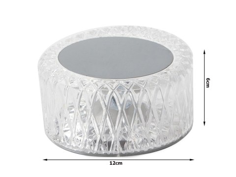 Lampka Nocna Kryształowa RGB - Magia Światła w Twoim Domu