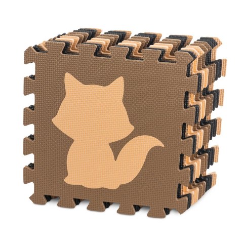 Nowoczesne puzzle piankowe - mata edukacyjna 9-elementowa dla dzieci