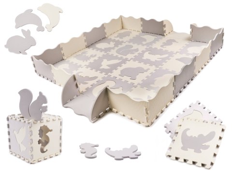 Nowoczesne piankowe puzzle dla dzieci - 36 elementów zabawy!