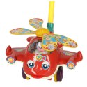 Pchacz helikopter z dźwiękiem - idealny towarzysz pierwszych kroków Twojego dziecka