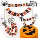 Nowoczesna dekoracja na Halloween - topper na ciasta i babeczki