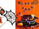 Nowoczesna dekoracja na Halloween - topper na ciasta i babeczki