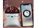 Nowoczesny projektor gwiazd z funkcją głośnika Bluetooth i lampką nocną