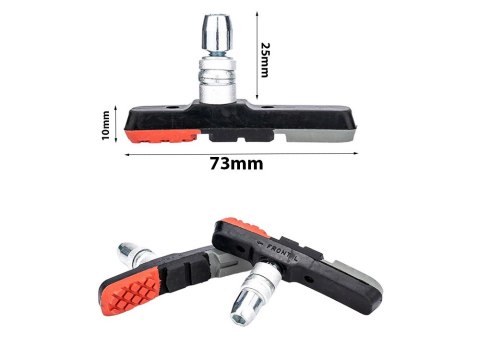 Nowoczesne klocki hamulcowe V-brake do rowerów MTB i trekking