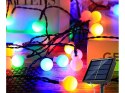 Nowoczesna Girlanda Ogrodowa Solarna z 40 LED Multikolor