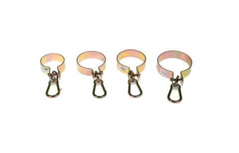 OBEJMA KOŃCOWA mocowanie hustawki karabińczyk obwód120mm