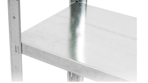 Regał metalowy 160x84x30cm 40kg półka BUD piwnica garaż