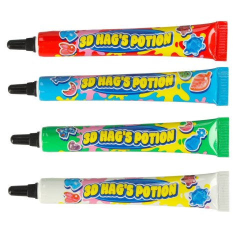 Kreatywny klej UV do robienia biżuterii - 4 kolory w zestawie