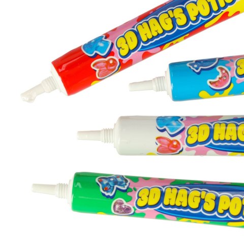 Kreatywny klej UV do robienia biżuterii - 4 kolory w zestawie