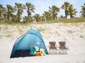 Nowoczesny namiot plażowy dla rodzin z doskonałą ochroną przed słońcem i wiatrem