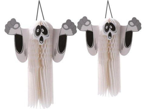 Duchowy nastrojowy duszek na Halloween - dekoracja 3D dla każdego przyjęcia