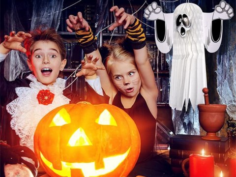 Duchowy nastrojowy duszek na Halloween - dekoracja 3D dla każdego przyjęcia