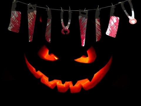 Girlanda Strachu - straszna dekoracja na Halloween 2m z narzędziami