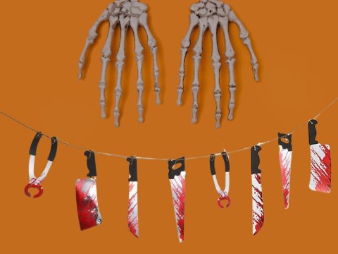 Girlanda Strachu - straszna dekoracja na Halloween 2m z narzędziami