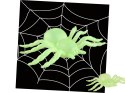 Strachy Pajęczne - Fluorescencyjna Dekoracja Halloweenowa