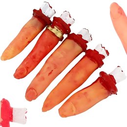 Sztuczne palce dekoracyjne na Halloween - Przerażająca atrakcja!