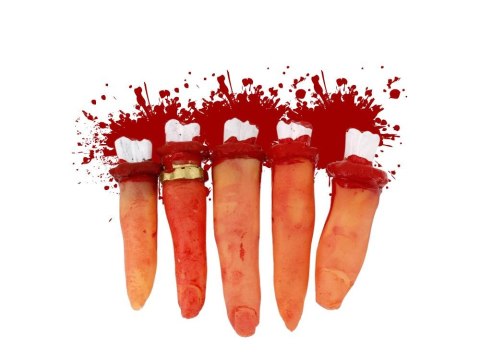 Sztuczne palce dekoracyjne na Halloween - Przerażająca atrakcja!