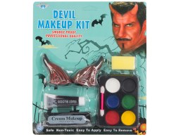 Zestaw do demonicznego makijażu na Halloween, który zachwyci każdego!