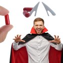 Zestaw kostiumowy na Halloween - Wampir i Wilkołak z krwią sztuczną