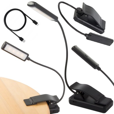 Nowoczesna lampka LED z klipsem - idealne dopełnienie każdego wnętrza