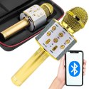 Mikrofon karaoke Bluetooth z etui - twój idealny towarzysz zabawy!
