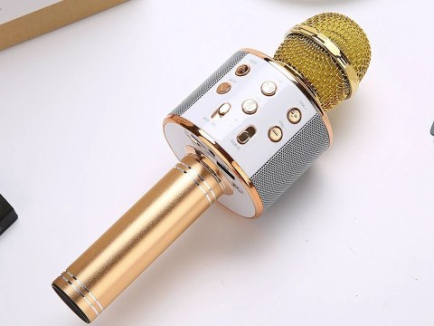 Mikrofon karaoke Bluetooth z etui - twój idealny towarzysz zabawy!