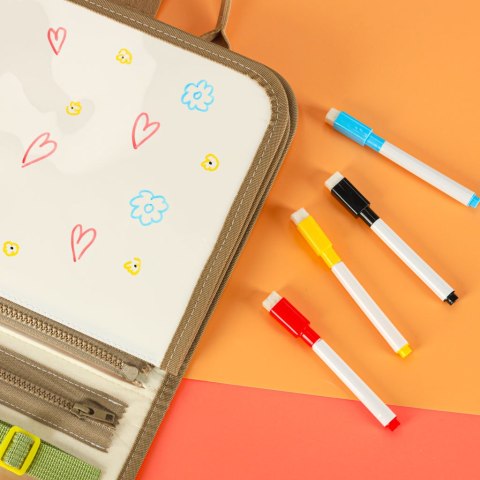 
Edukacyjna Teczka Manipulacyjna z Dinozaurami dla Malucha