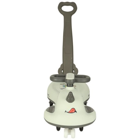Nowoczesny jeździk grawitacyjny z rączką w stylu skuter | 3154_qlka_gabB | Jeździk grawitacyjny LED Swing FIX S1 dla dzieci | Od